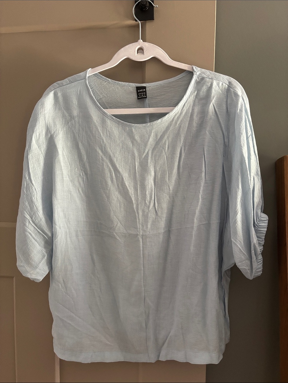 Light Blue SHEIN Blouse